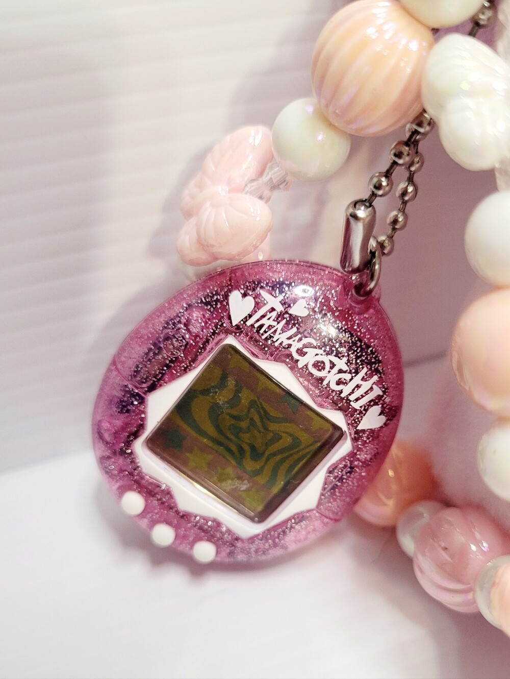 Tamagotchi  V2 Pink Glitter Virtual Pet Working Tested - Picture 8 of 14